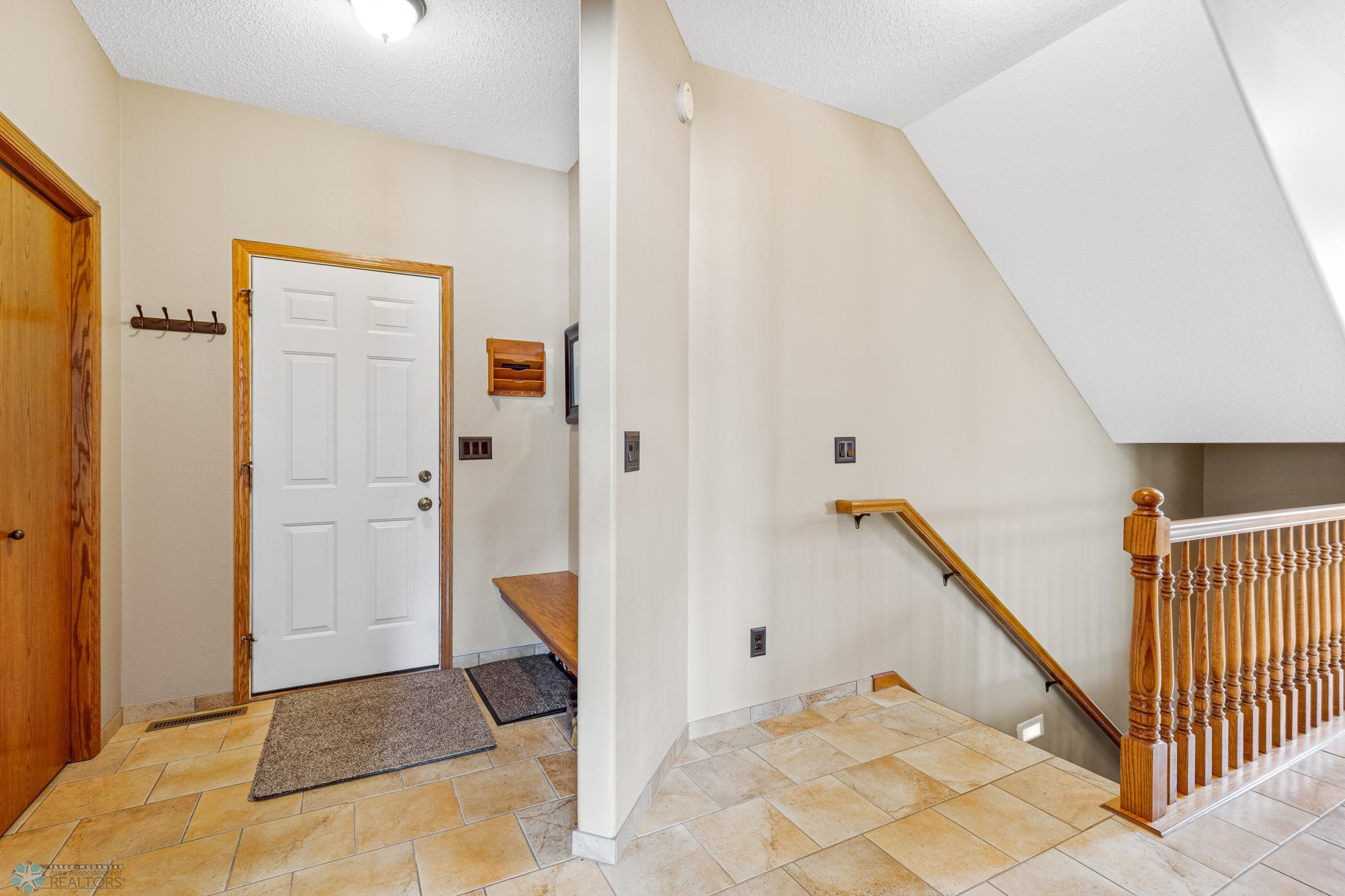 Back garage entry