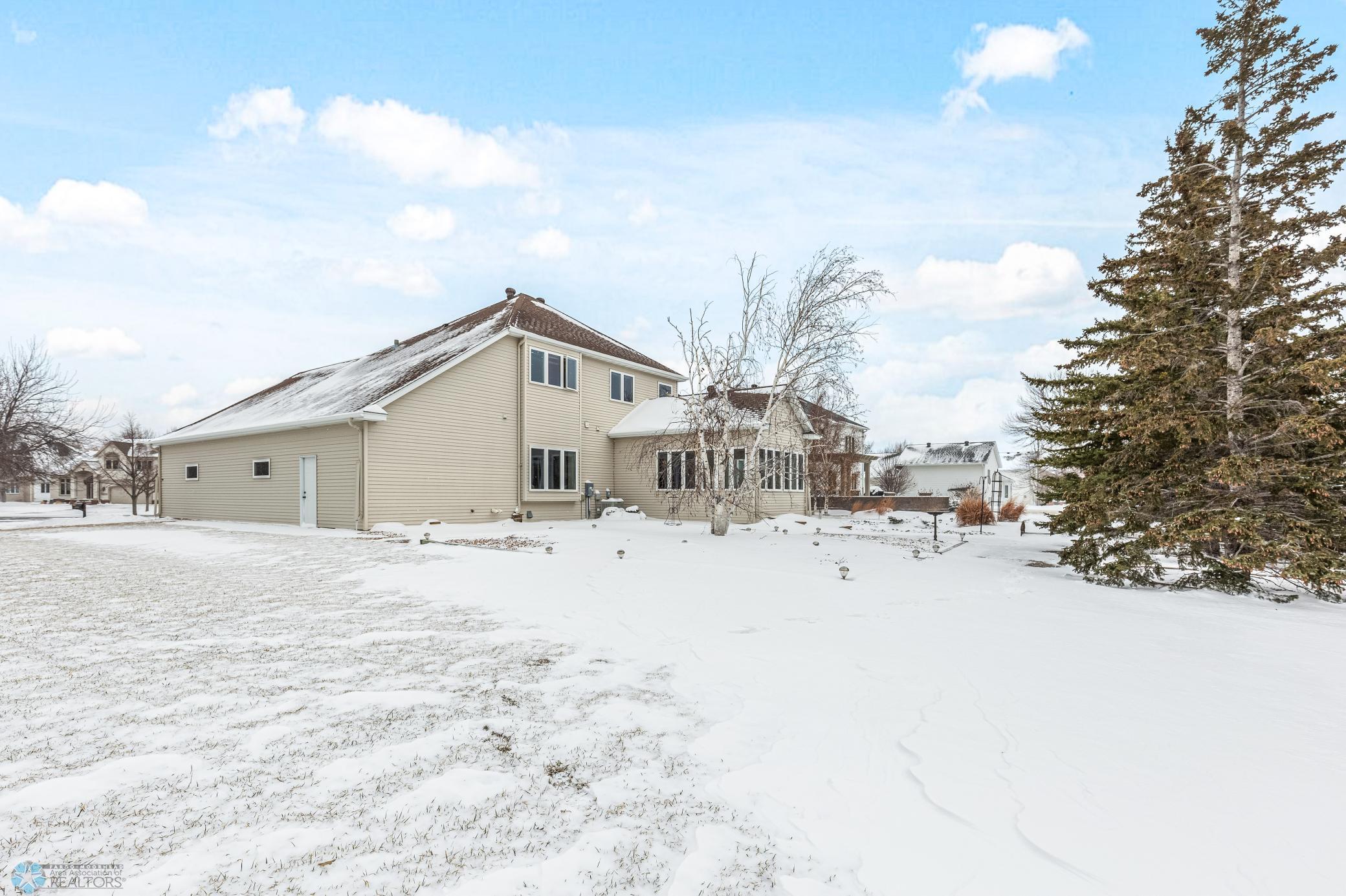 Large yard