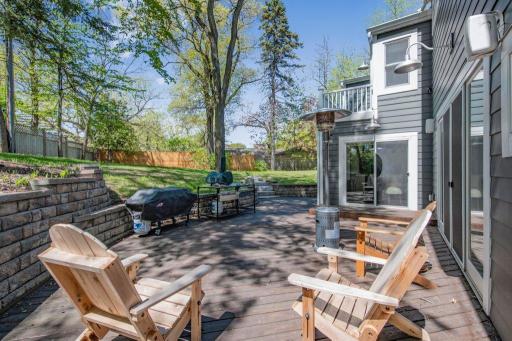 This home has a wrap-around deck that is perfect for entertaining. It's a great place to relax and enjoy the outdoors.
