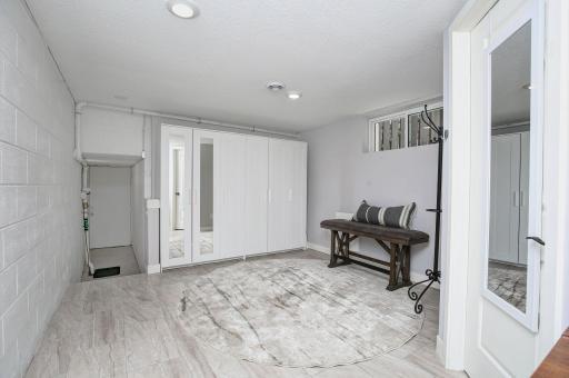 Hard to find ATTACHED, heated garage in St. Paul. Walk into your home and drop your items easily in this oversized mudroom area.
