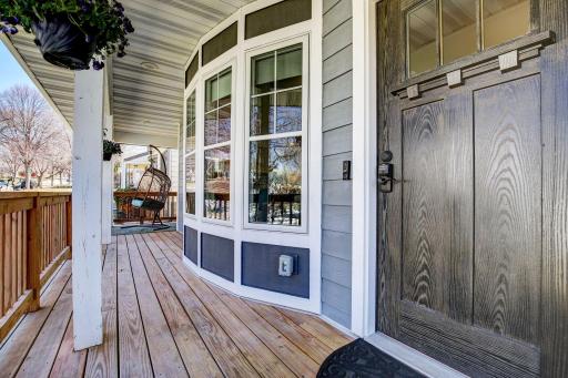 Read your favorite book or enjoy a beverage at the end of the day while chatting with neighbors and friends. Large front porch adds dimension and an additional space to enjoy nice MN days.
