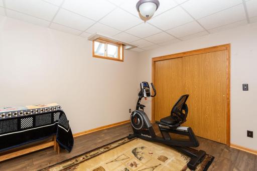 3rd bedroom/office/exercise room in lower level