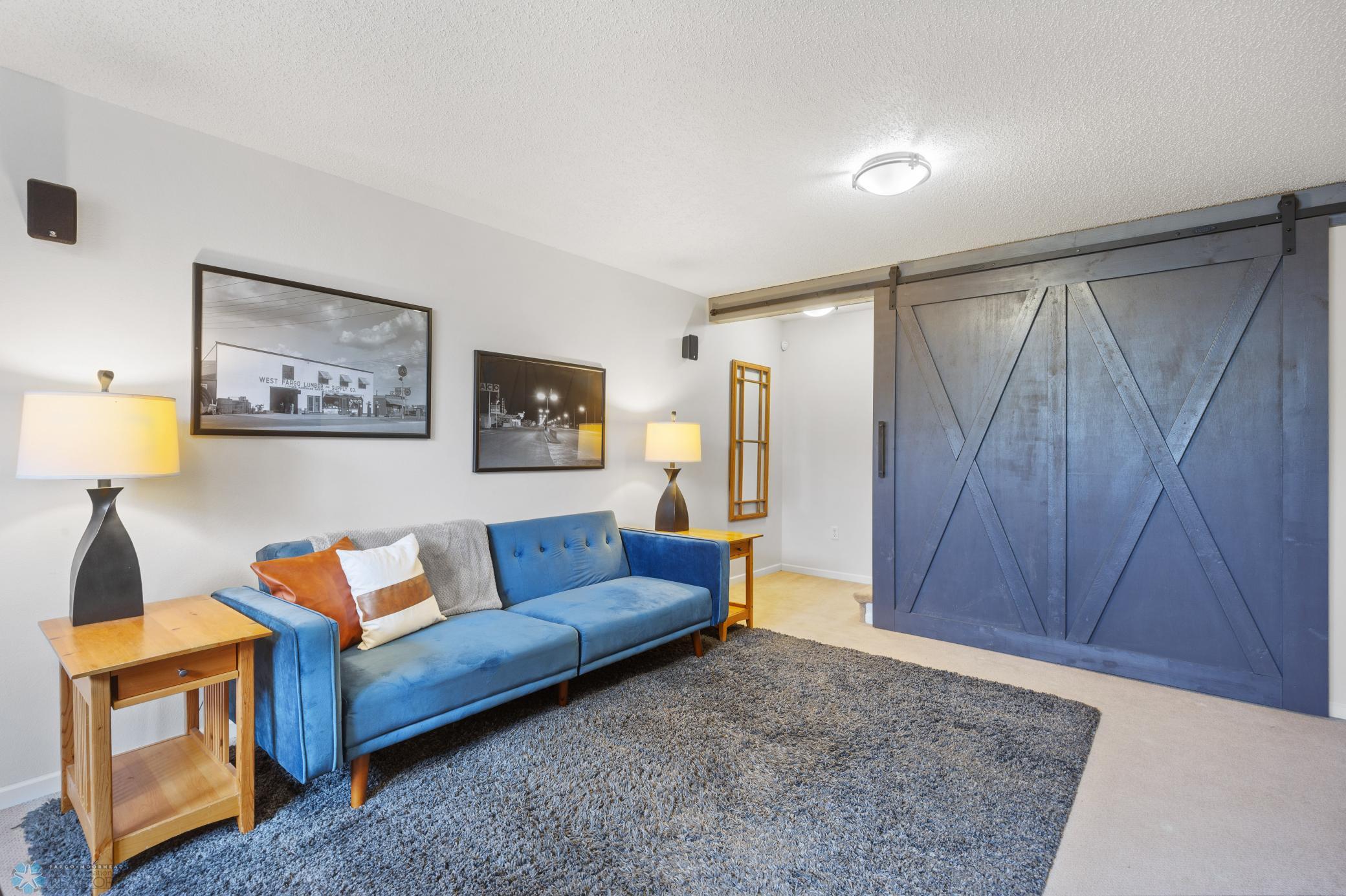Family Room - Barn Door