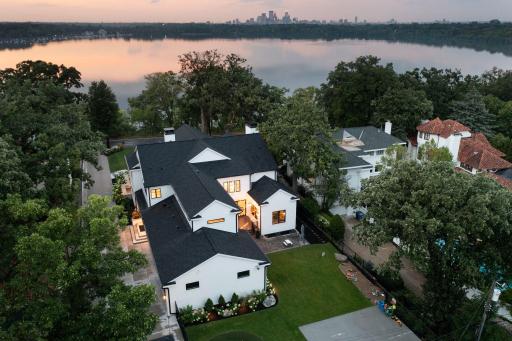 Set on a half acre lot with views of Lake Harriet Bandshell and Downtown skyline views.