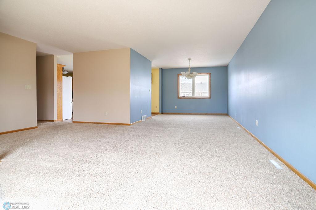 View from living into dining room
