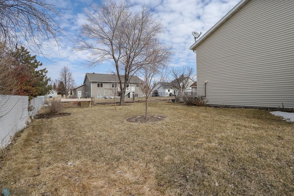 West side yard