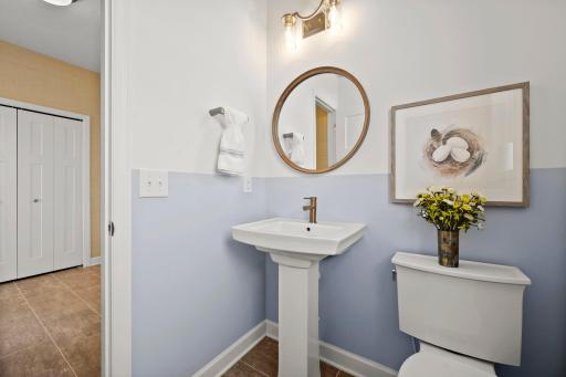 Powder Bath *Photo of a model home. Inquire about options with New Home Consultant.