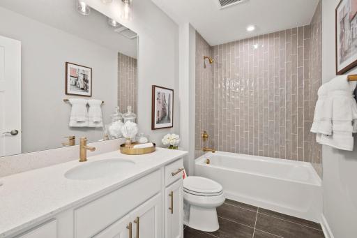 2nd Floor Bathroom *Photo of a model home. Inquire about options with New Home Consultant.
