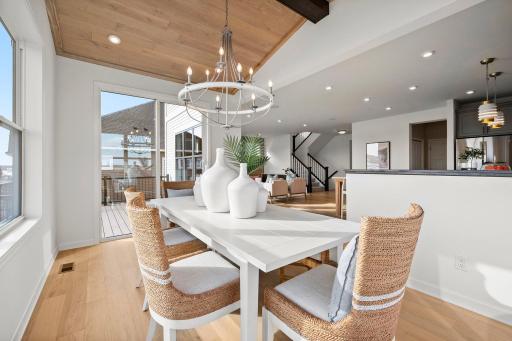 Light and bright Morning Room *Photo of a model home. Inquire about options with New Home Consultant.