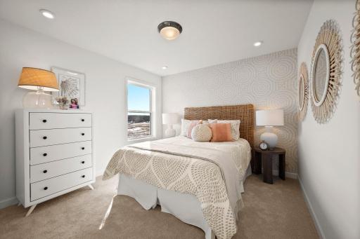 Bedroom *Photo of a model home. Inquire about options with New Home Consultant.