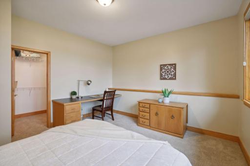 LL Bedrdoom #2 includes built-in desk and walk-in closet