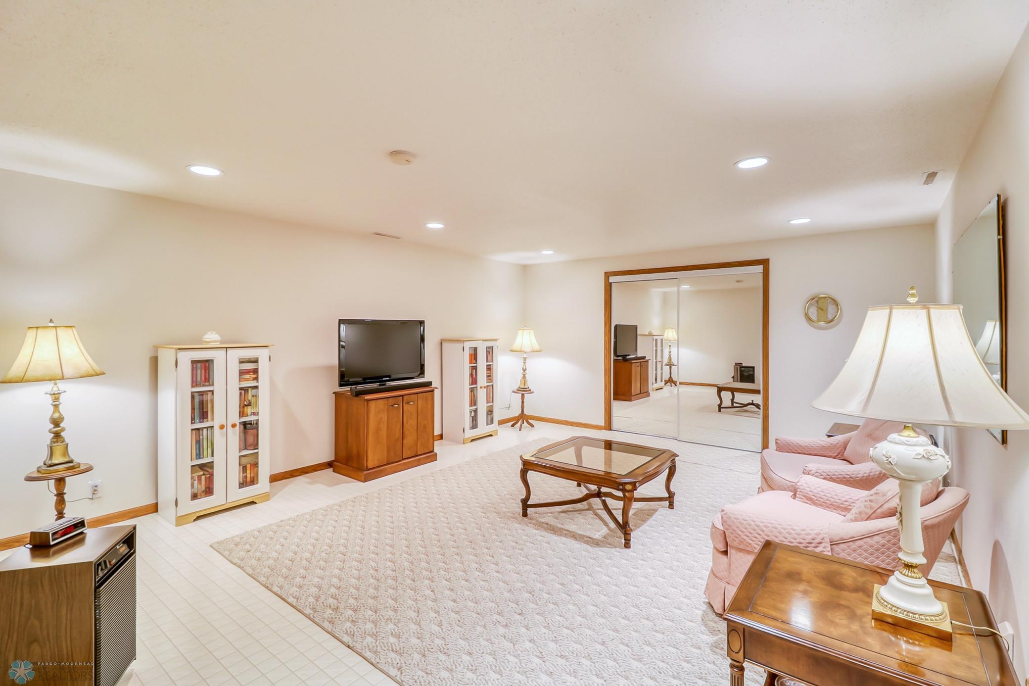 Basement multi-media room