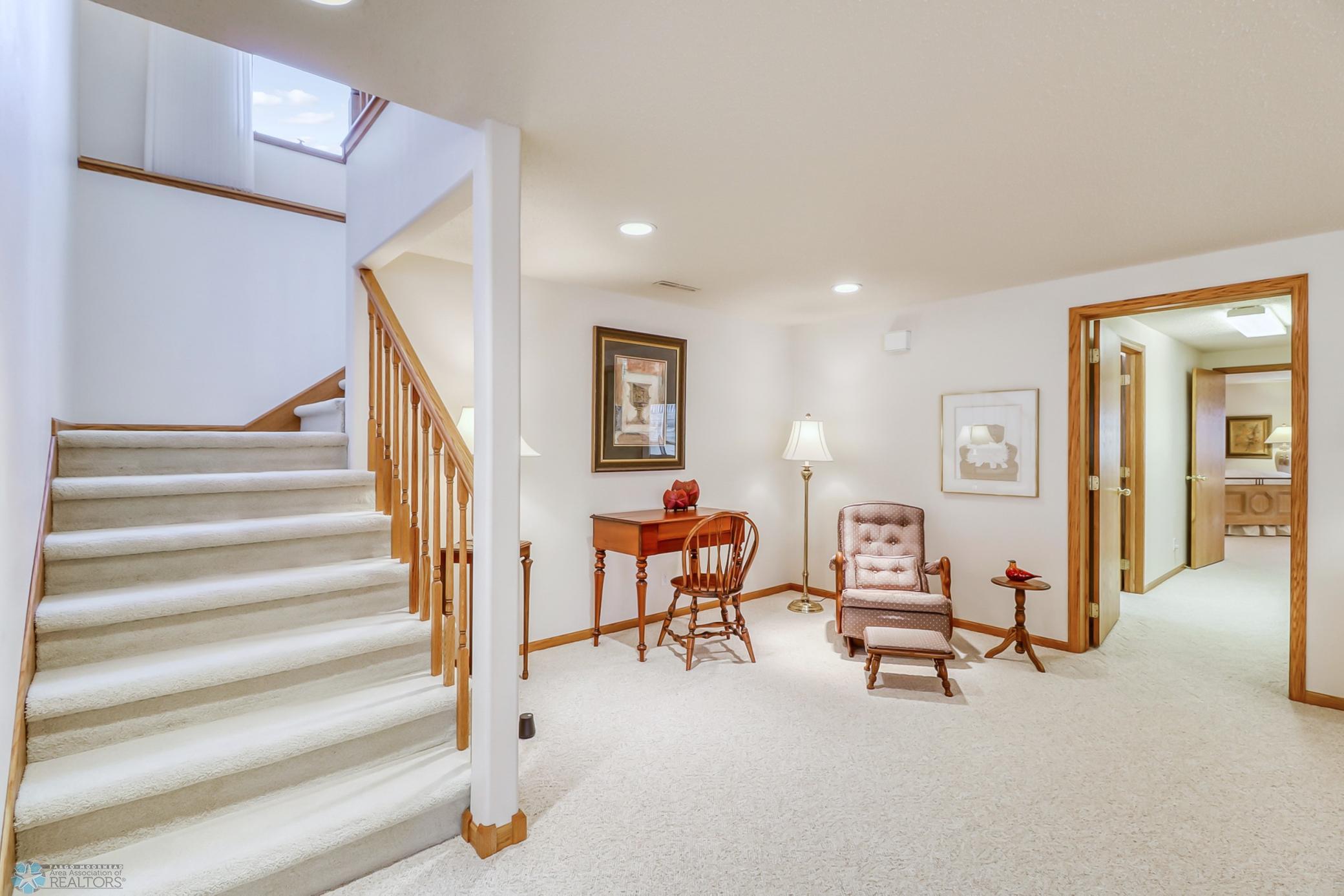 Basement sitting area