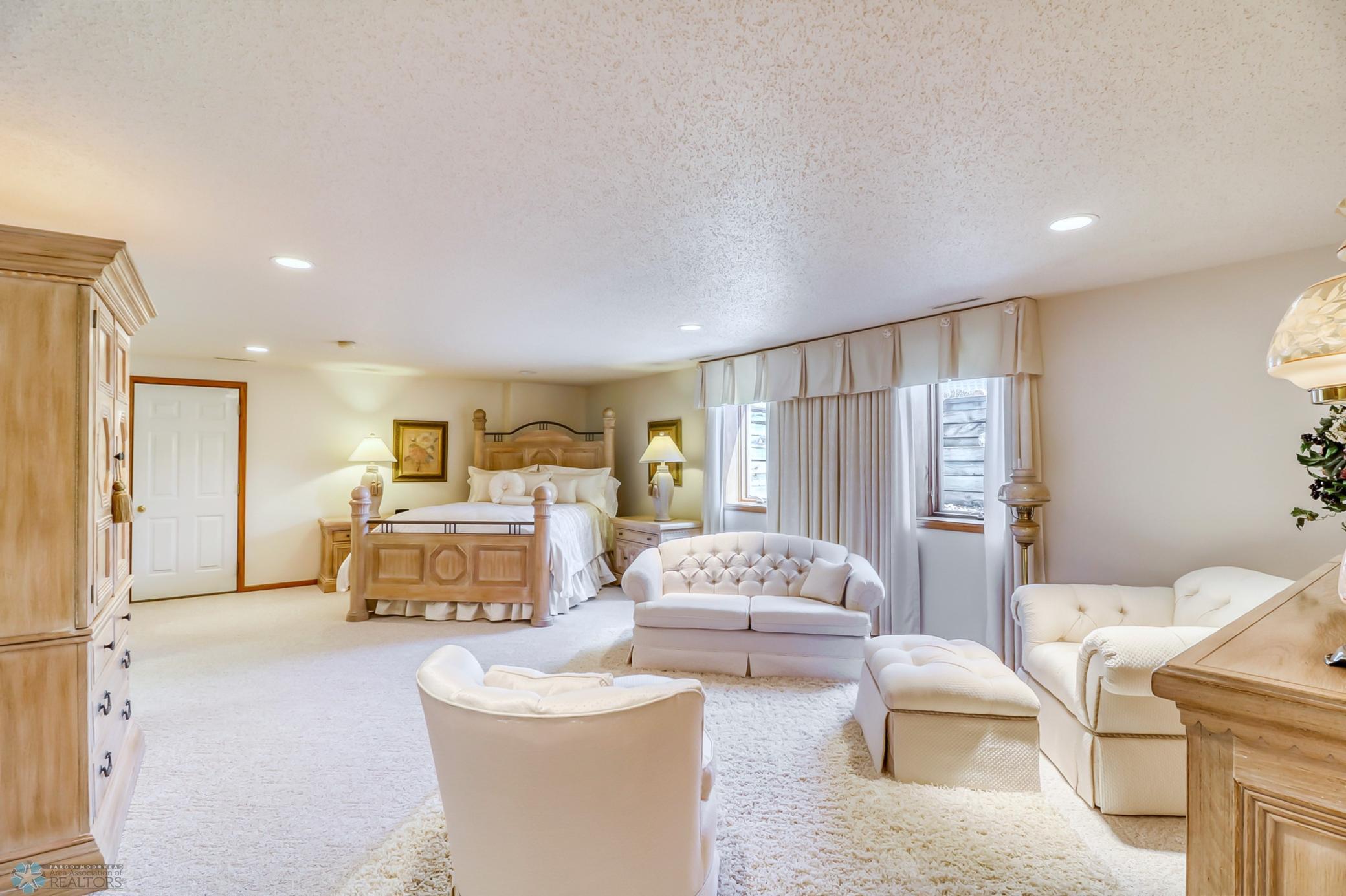 Basement bedroom-would make a great mother-in-law suite
