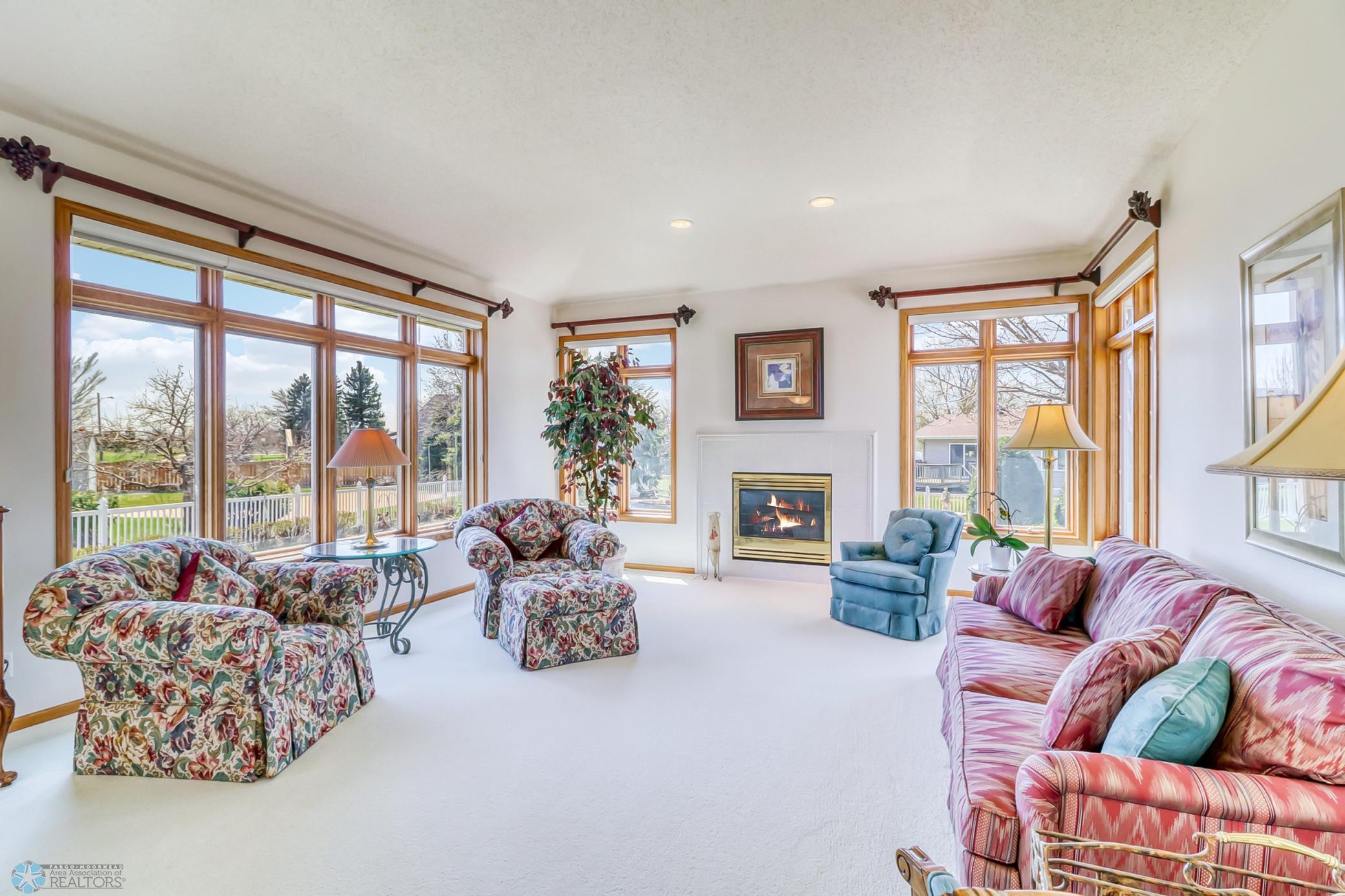 Main floor family room-beautiful south and west windows