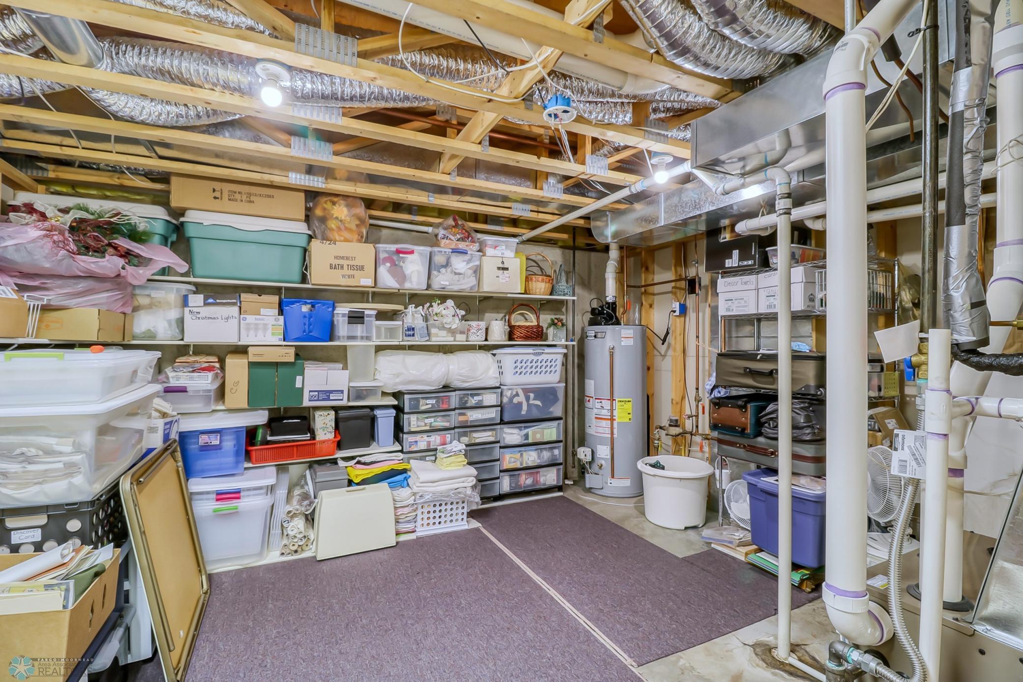 Basement storage