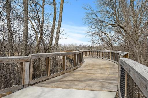 Begin a stroll on Nine Mile Creek Regional Trail with panoramic views of nature and wildlife.