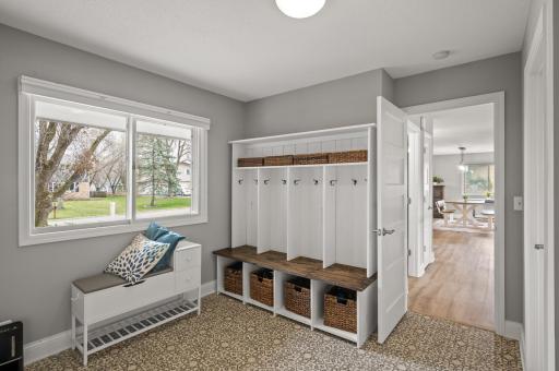 Mud room is spacious and there's laundry hookups to make it all main floor living if you choose!