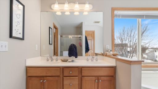 Dual Sinks in the Master Bath, Ample Storage