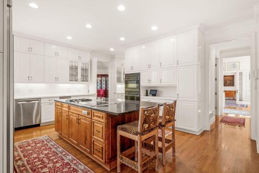 Abundance of cabinetry! Notice the barista bar area in the background.