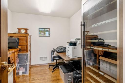Extra room adjoining the office for printer space, storage. Perfect space for home business.