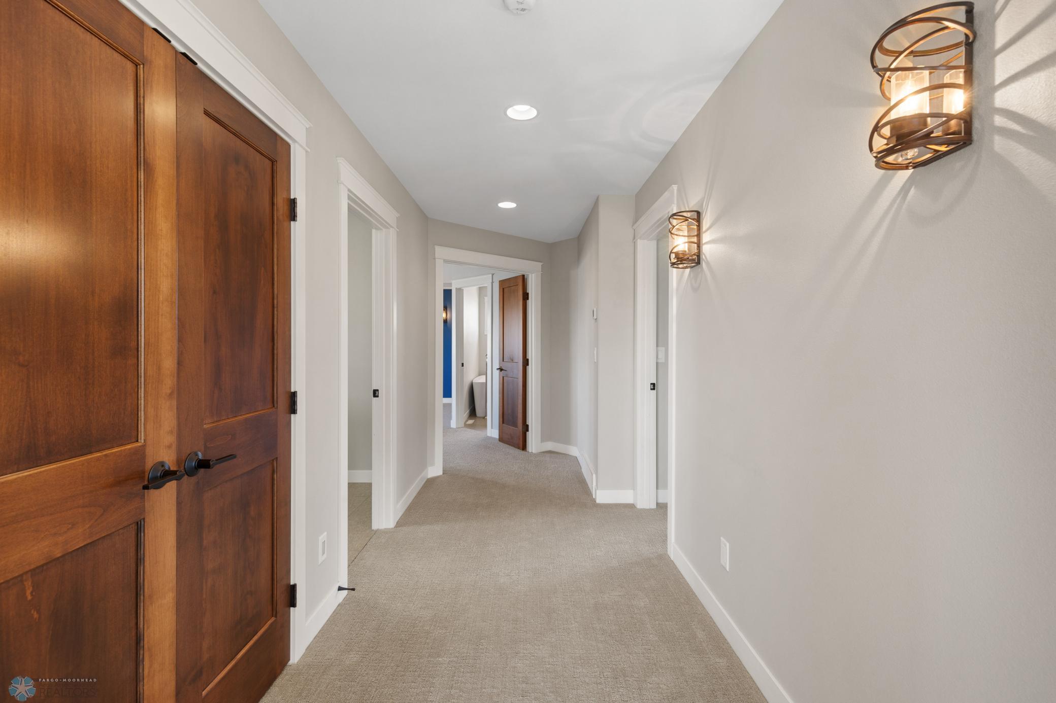 upstairs hallway is aprox 6 ft wide