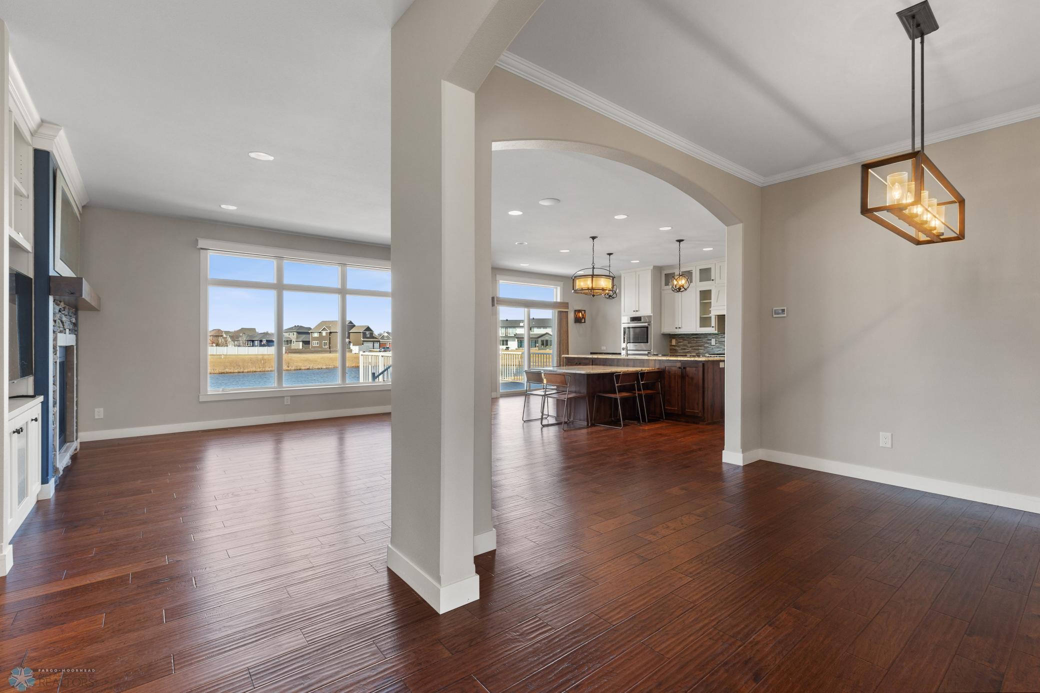 foyer area towards living/dining area.