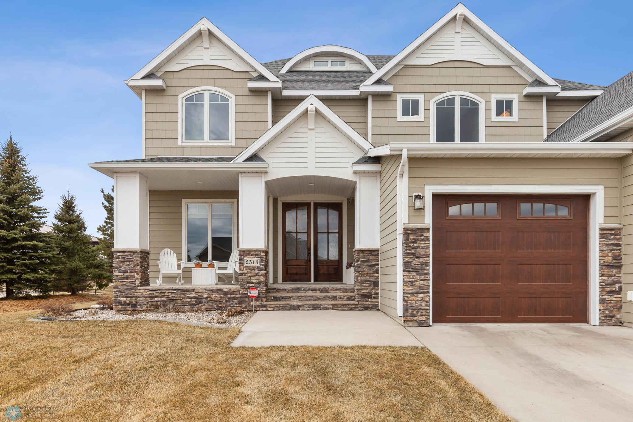Welcoming front porch