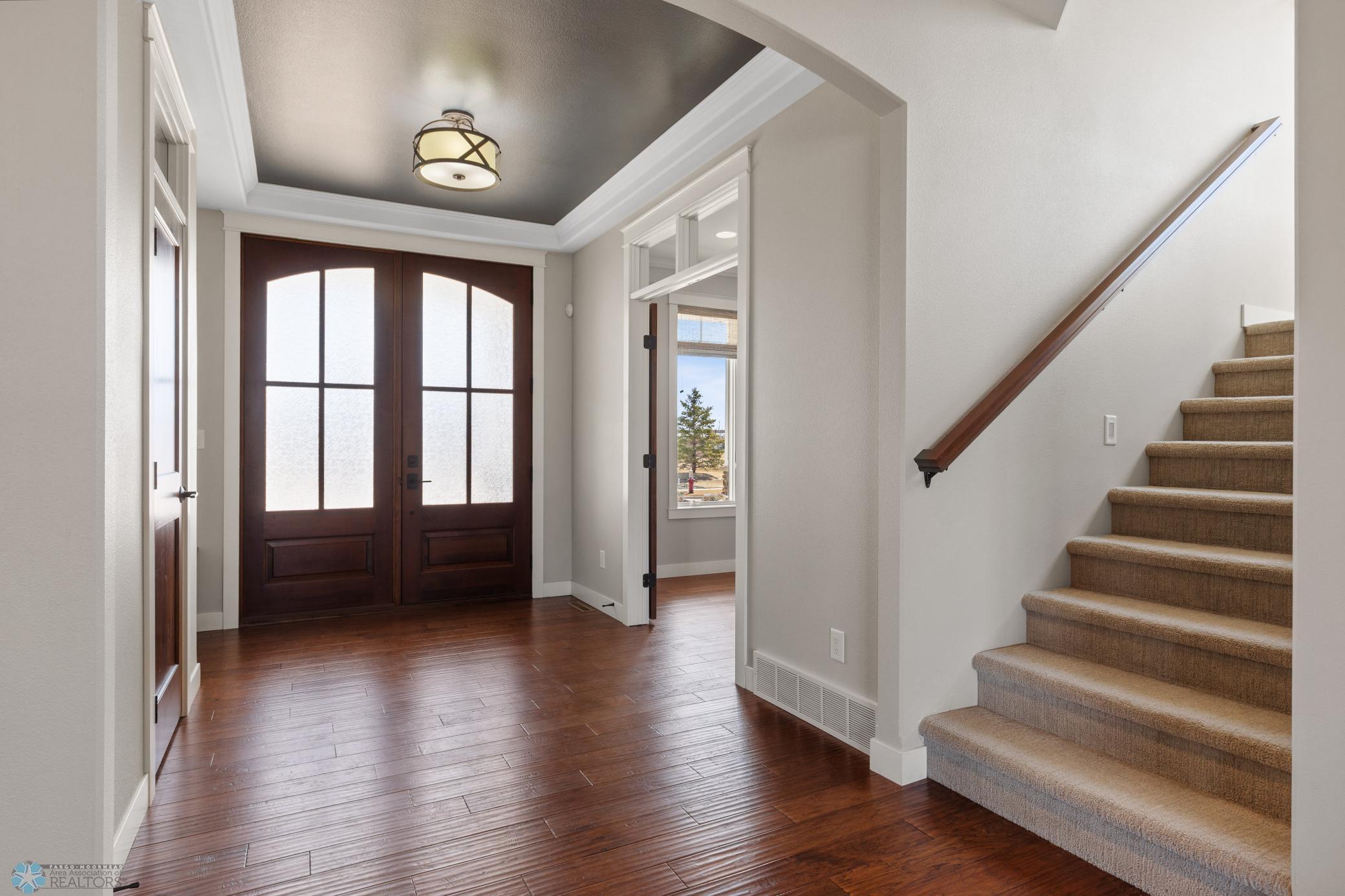 Spacious foyer