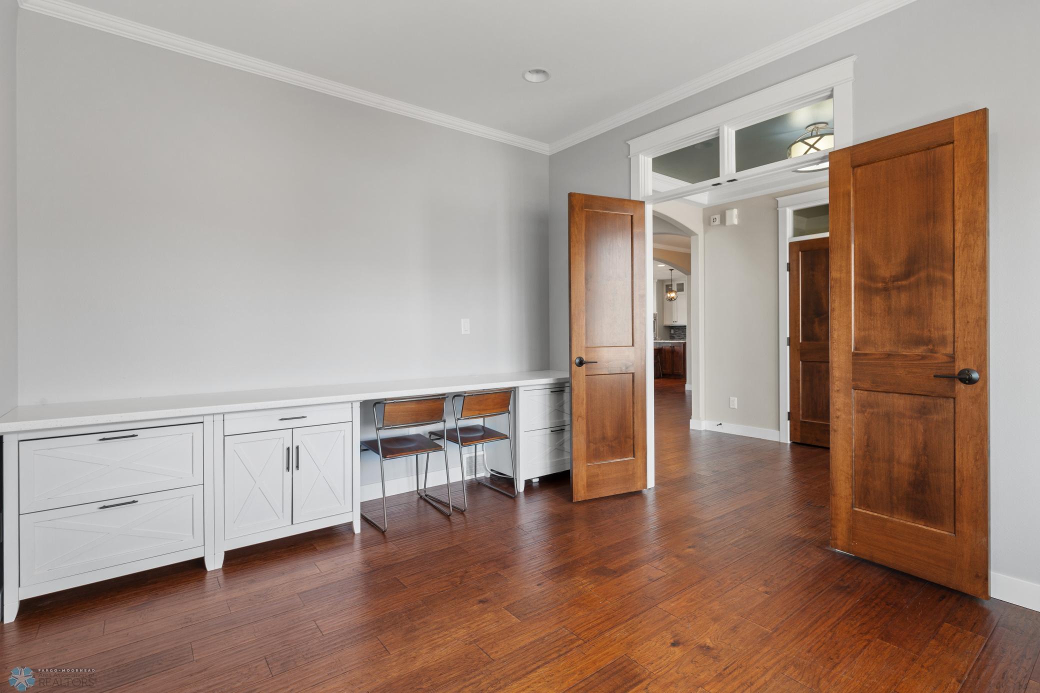 office located off foyer