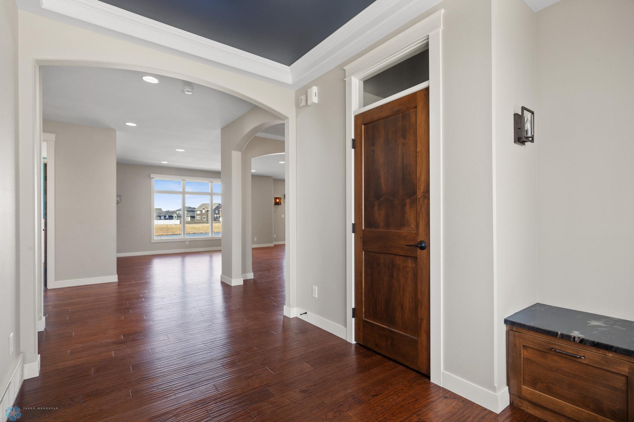 foyer towards dining/living areas