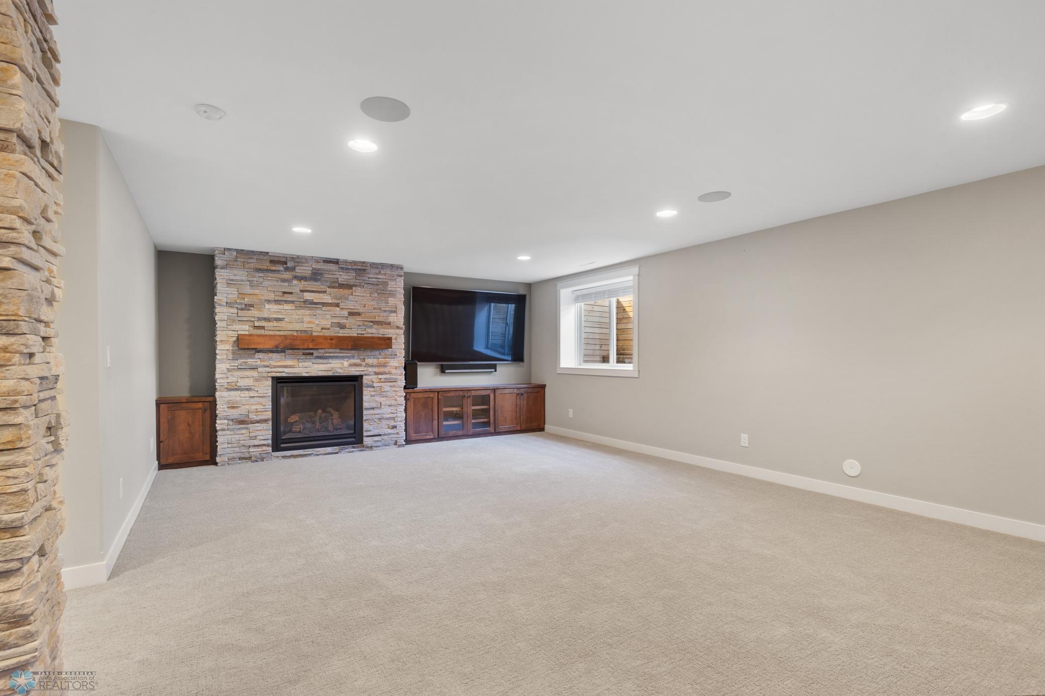basement family room