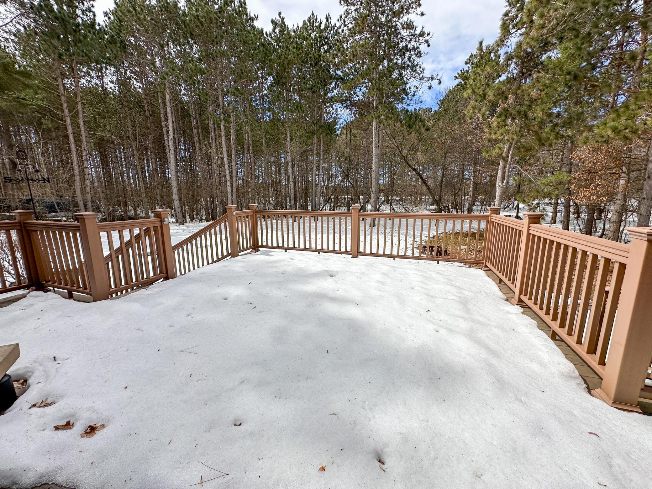 Large Deck off Dining Room