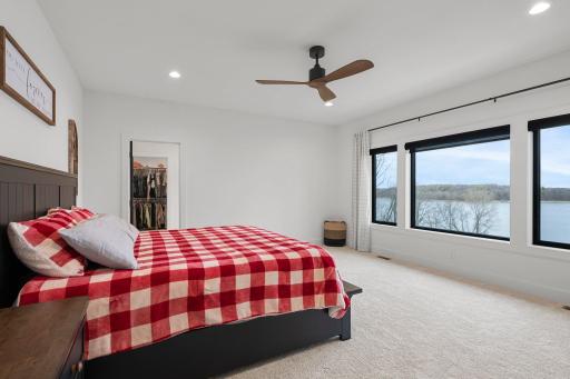 Primary Bedroom with incredible sunrise views!