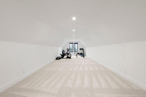 This upper level bonus room can handle anything!