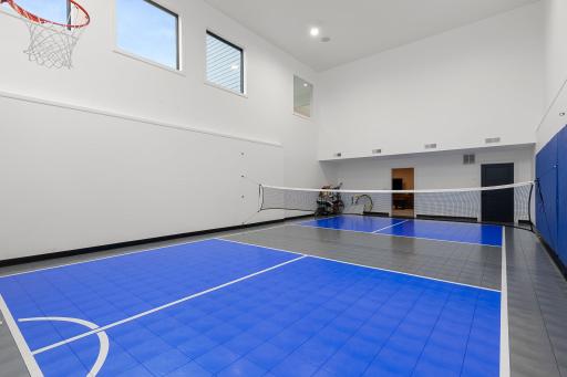 Robust Surround Sound for this enormous all-sport court