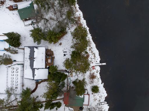 Aerial view from directly above the home.
