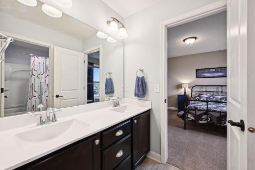 3rd bedroom with shared full bath