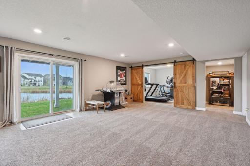 Walk out lower level with 5th bd or exercise room