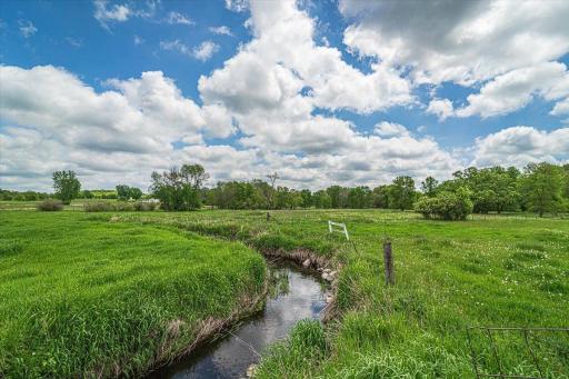 There are fish in the Credit River, which offers a scenic naturescape on this property.