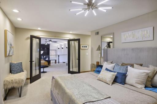 Large private loft has been extended off of the Primary Bedroom!