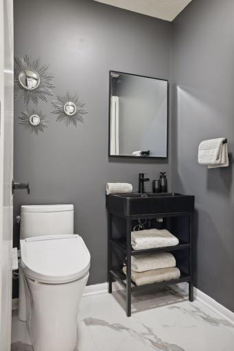 Smart toilet to match in separate stool area.