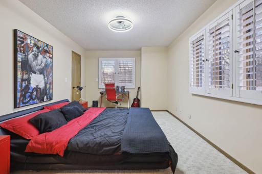 3rd upper level bedroom has a walk in closet as well.