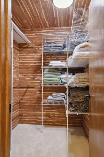 Additional cedar closet outside of 3rd bedroom.