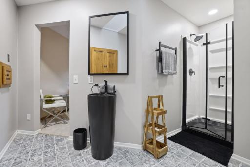 Private bathroom for 2nd upper level bedroom.