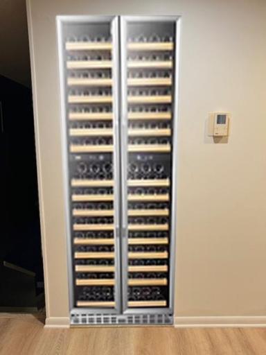 Telephone Booth rendering with wine cooler #2