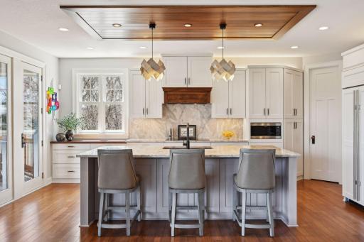 Beautiful renovated kitchen with high-end appliances