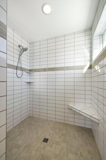 19576 104th Place - Large Walk-In Shower with Bench - NOTE** Photos are for illustrations purposes only. ACTUAL home finishes and features will vary.