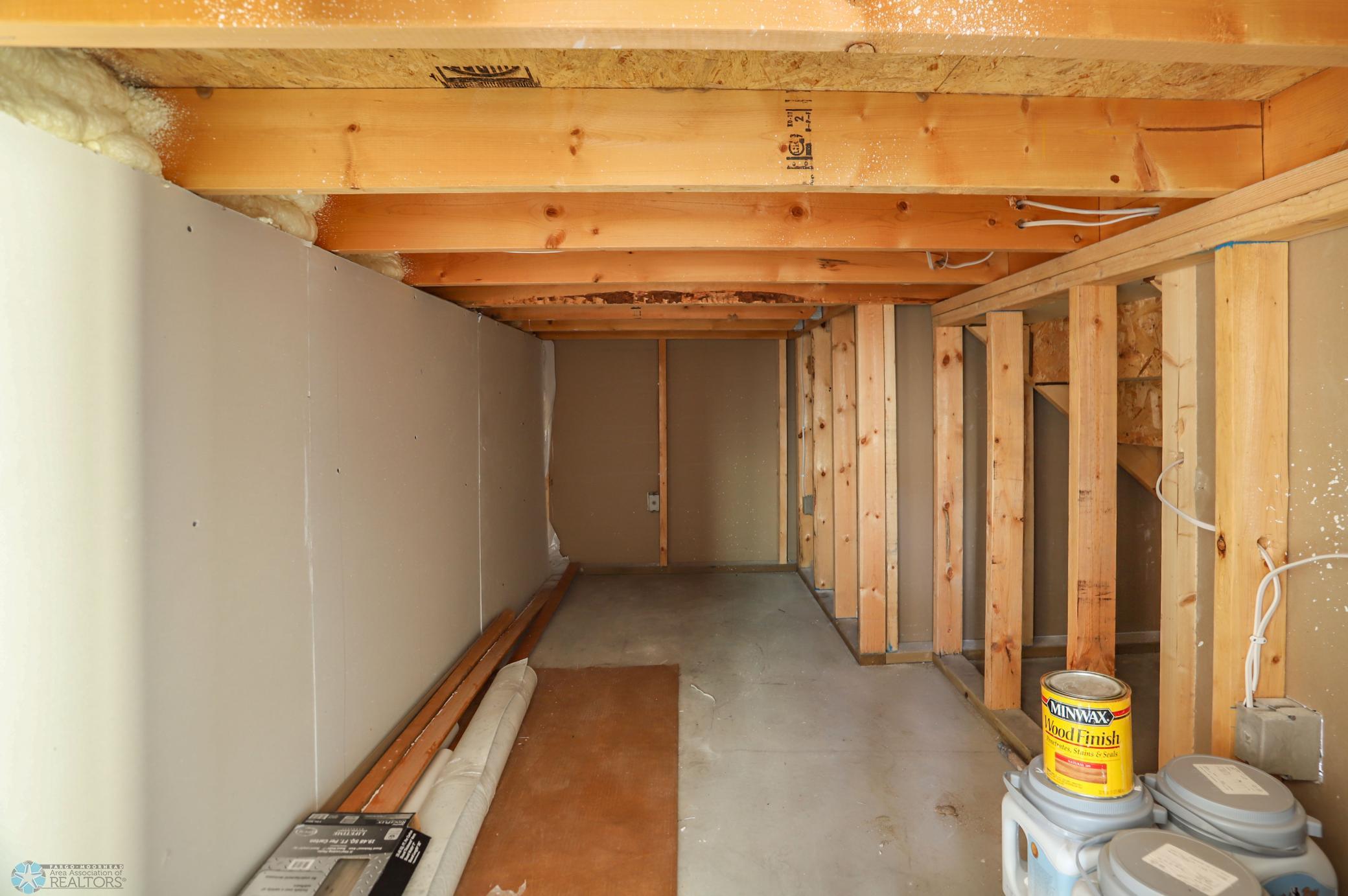 under stairs