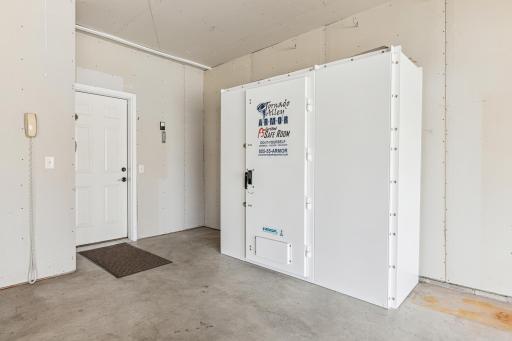 Safe room in garage
